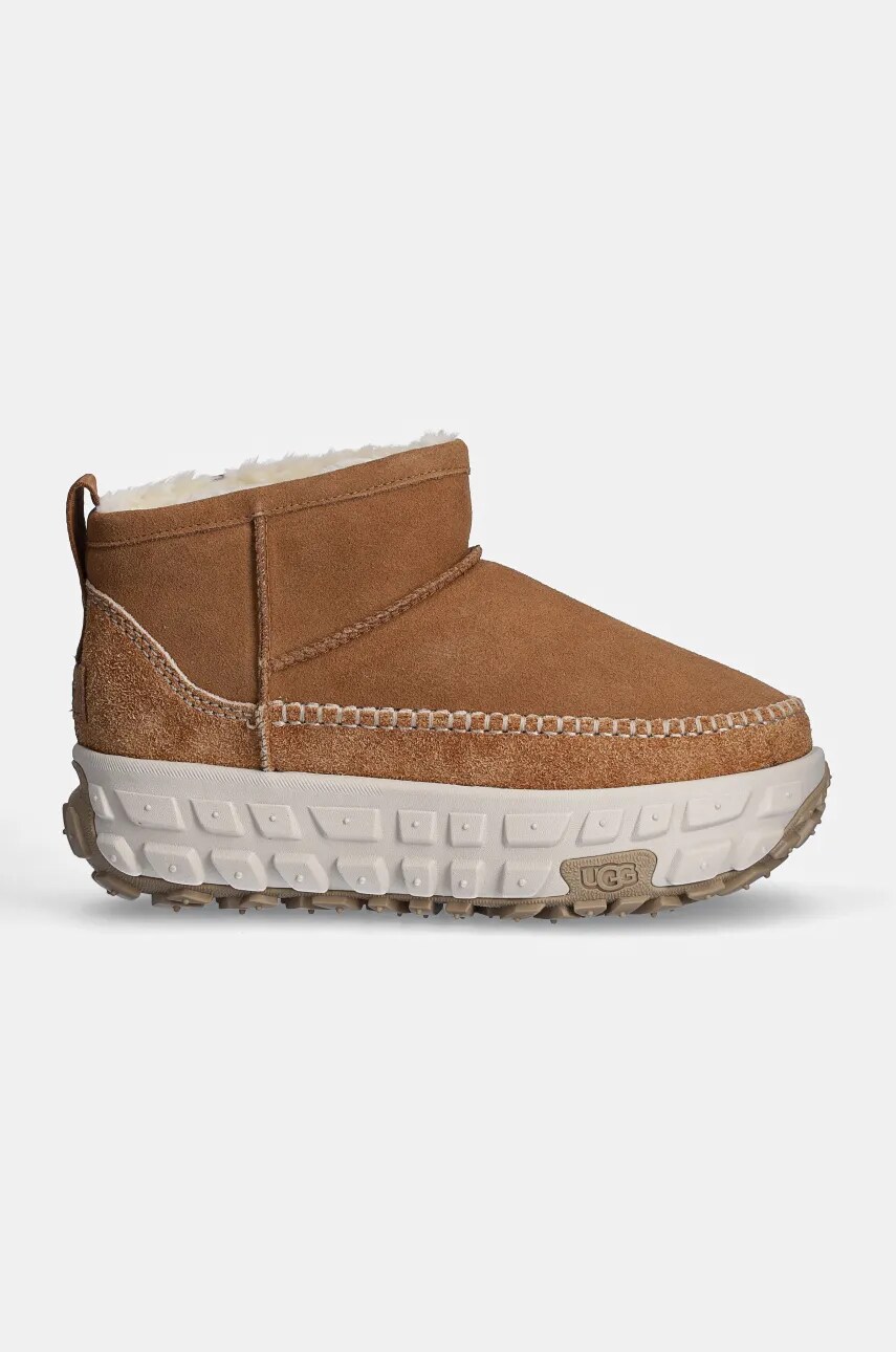 Замшеві чоботи UGG Venture Daze Ultra Mini колір коричневий 1158200-CTC