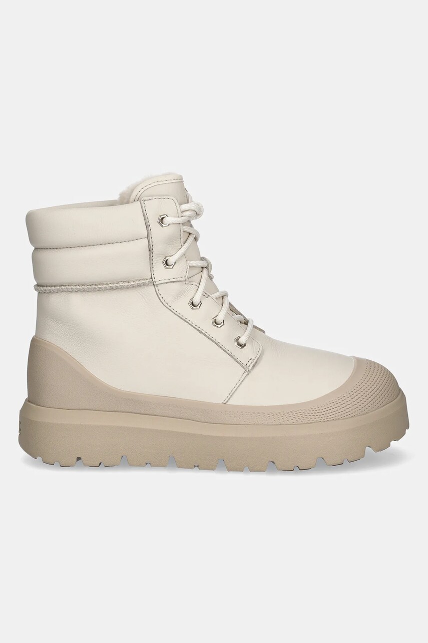 Шкіряні черевики UGG Neumel High Weather Hybrid чоловічі колір бежевий 1158208-BHTP