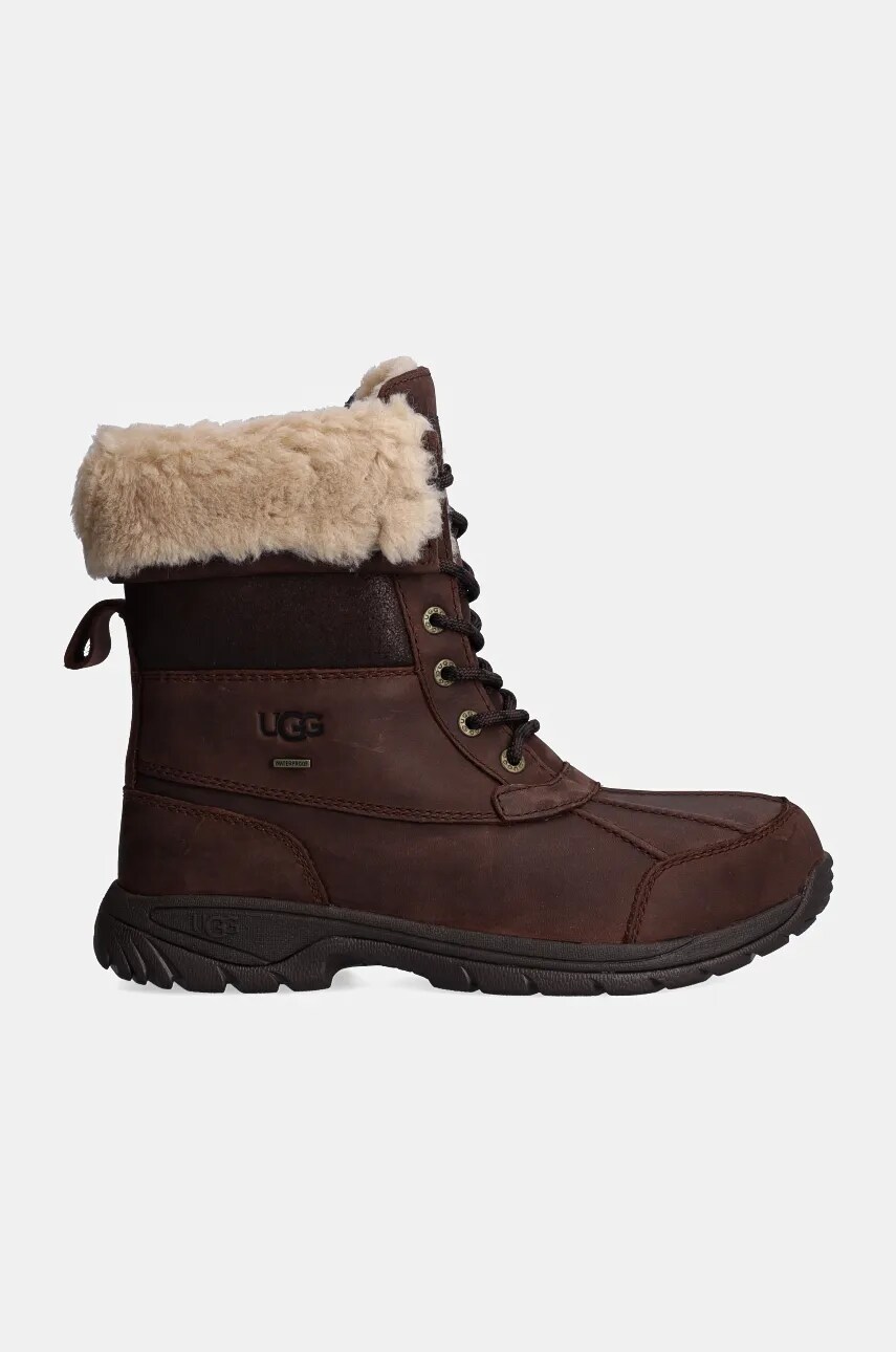 Шкіряні черевики UGG Butte Distressed чоловічі колір коричневий 1159510-BCDR