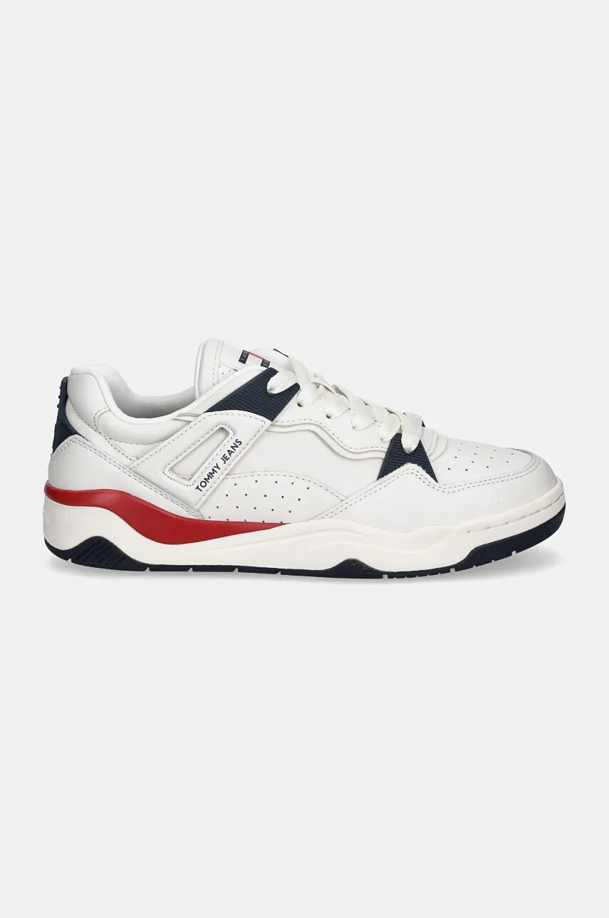 Кросівки Tommy Jeans TJM ULTRA BASKET SNEAKER колір білий EM0EM01493