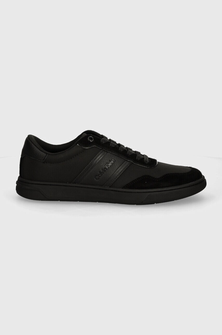 Кросівки Calvin Klein LOW TOP LACE UP MIX колір чорний HM0HM01548