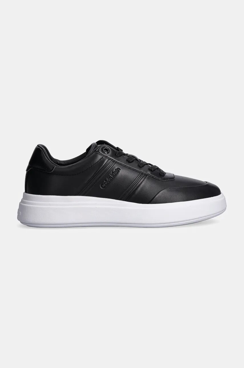 Кросівки Calvin Klein LOW TOP LACE UP HF колір чорний HM0HM01551