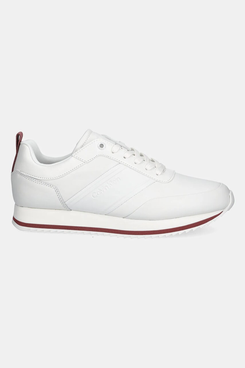Кросівки Calvin Klein LOW TOP LACE UP LTH HF колір білий HM0HM01553
