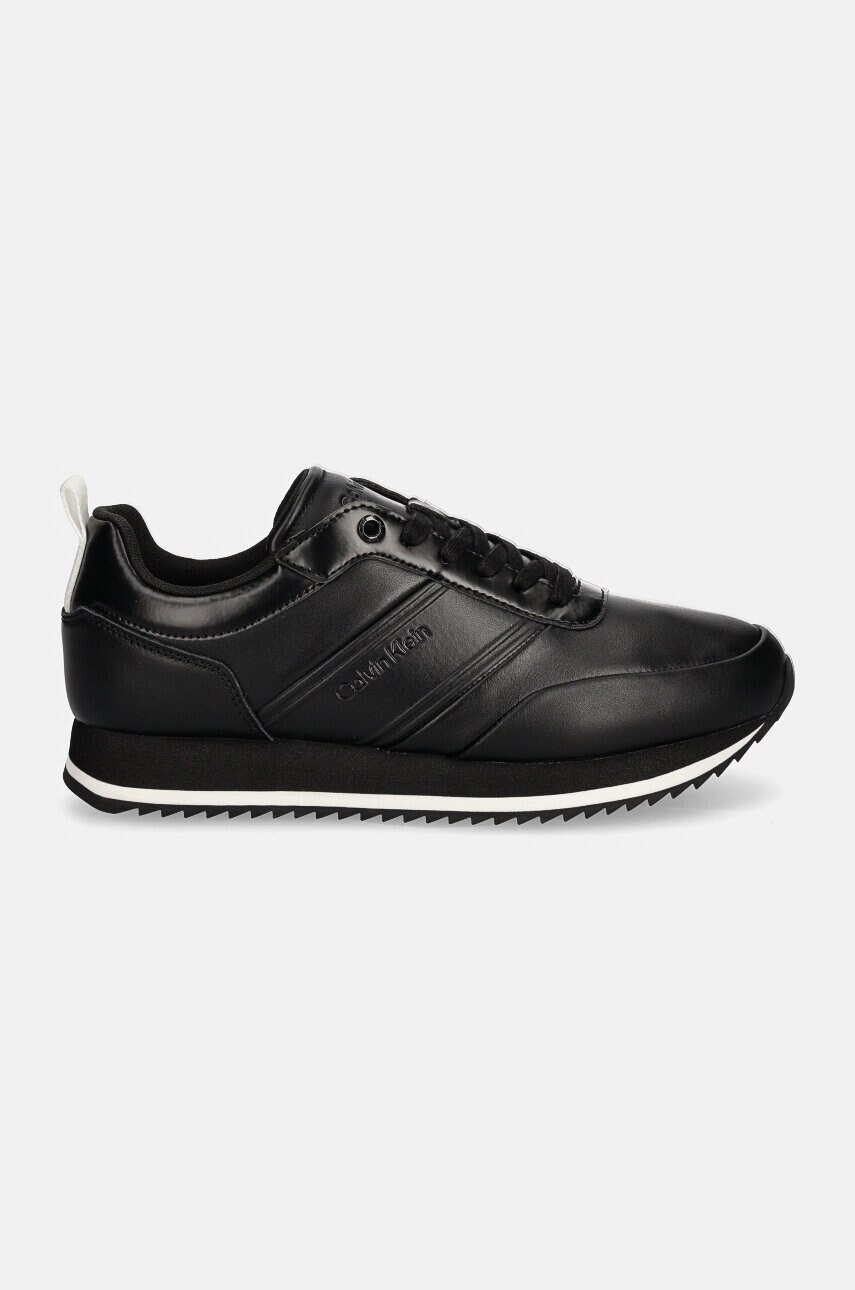 Кросівки Calvin Klein LOW TOP LACE UP LTH HF колір чорний HM0HM01553