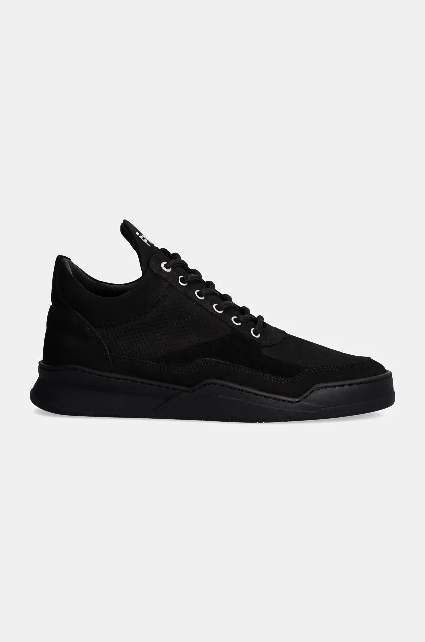Замшеві кросівки Filling Pieces Low Top колір чорний 25255111847