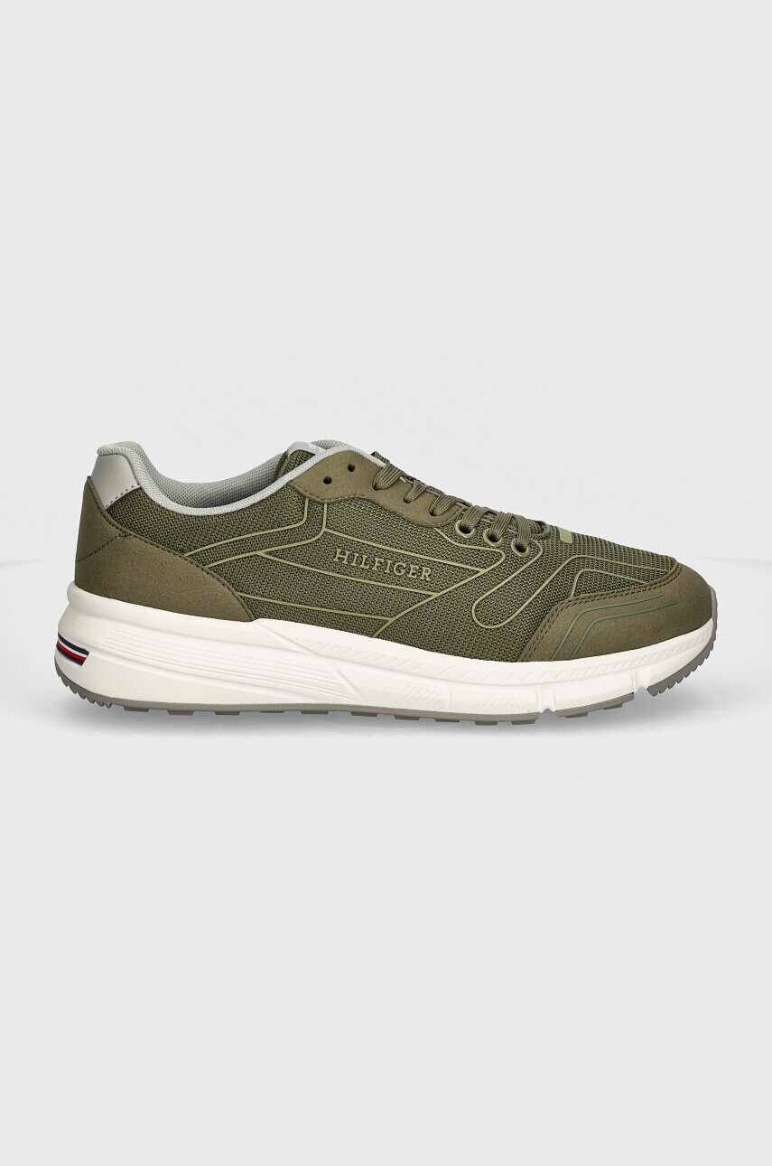 Кросівки Tommy Hilfiger FASTON MODERN MIX колір зелений FM0FM05246