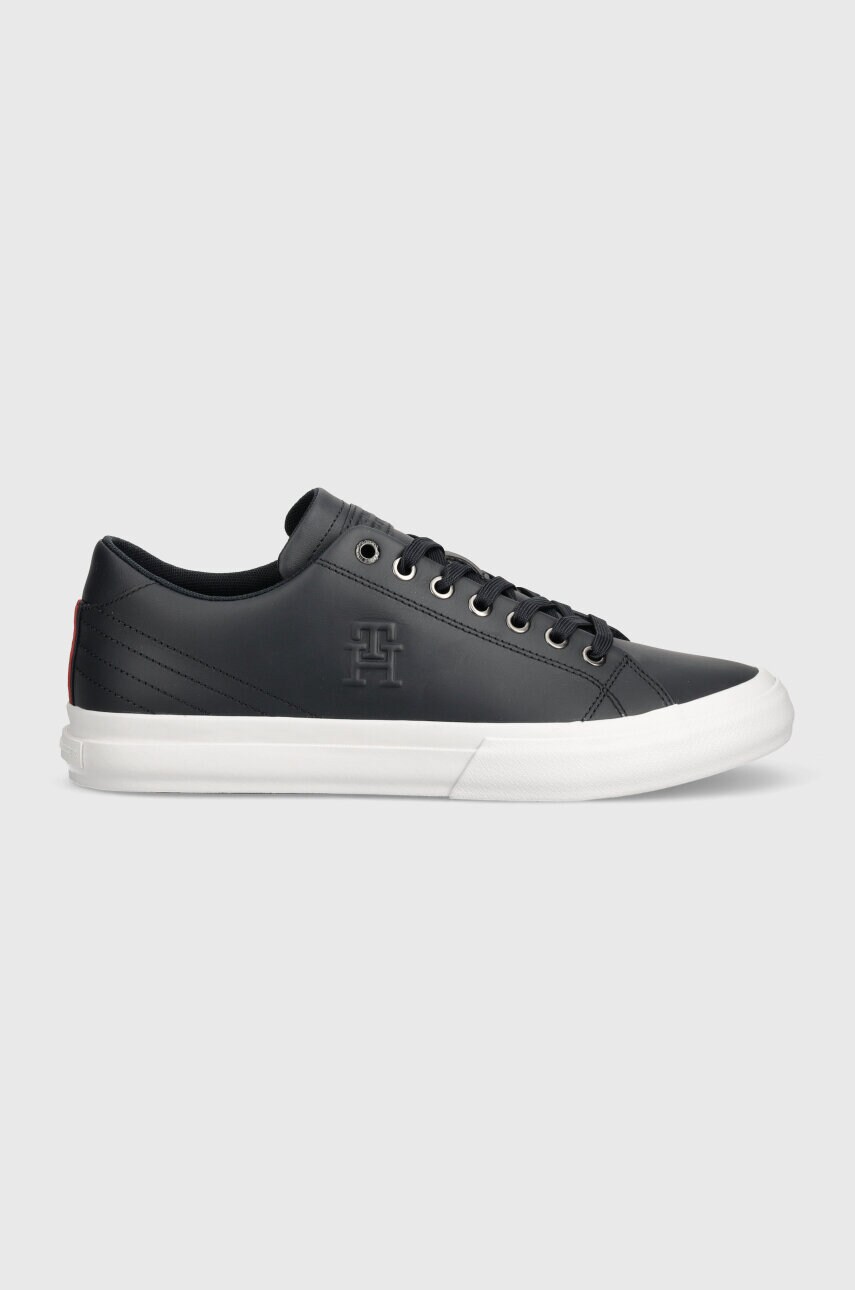 Кросівки Tommy Hilfiger TH HI VULC STREET LOW LTH колір синій FM0FM05111