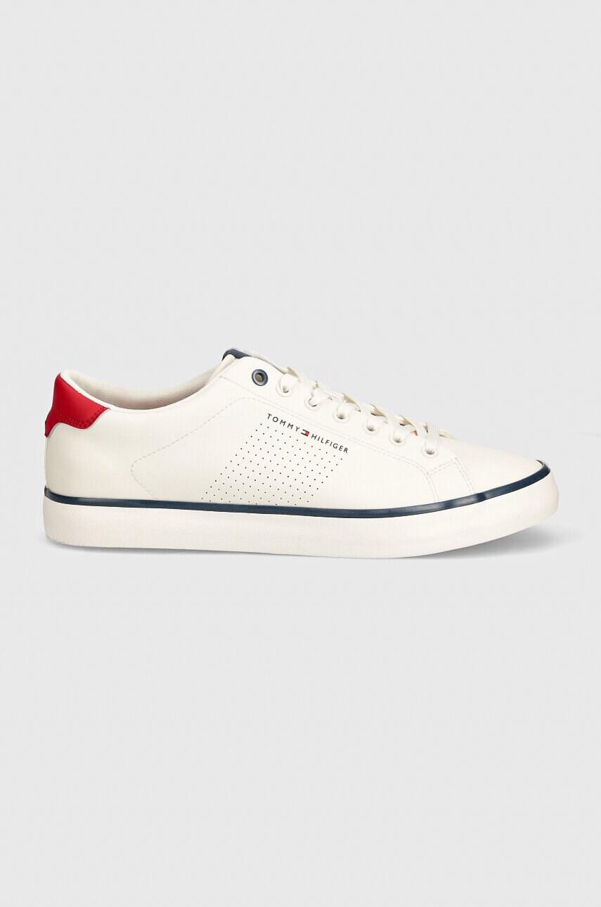 Кросівки Tommy Hilfiger TH HI VULC LOW CORE SEASONAL колір білий FM0FM05110