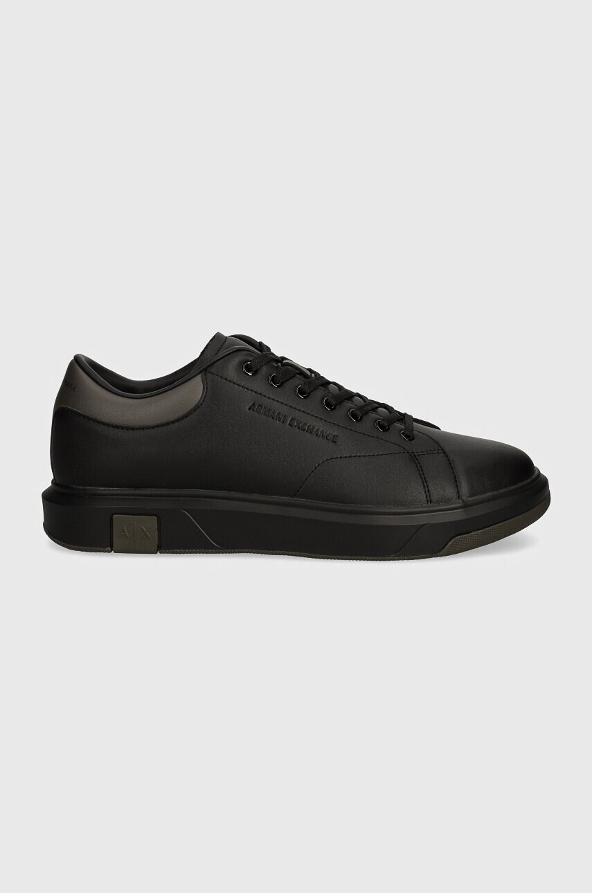 Шкіряні кросівки Armani Exchange колір чорний XUX123 XV534 U181