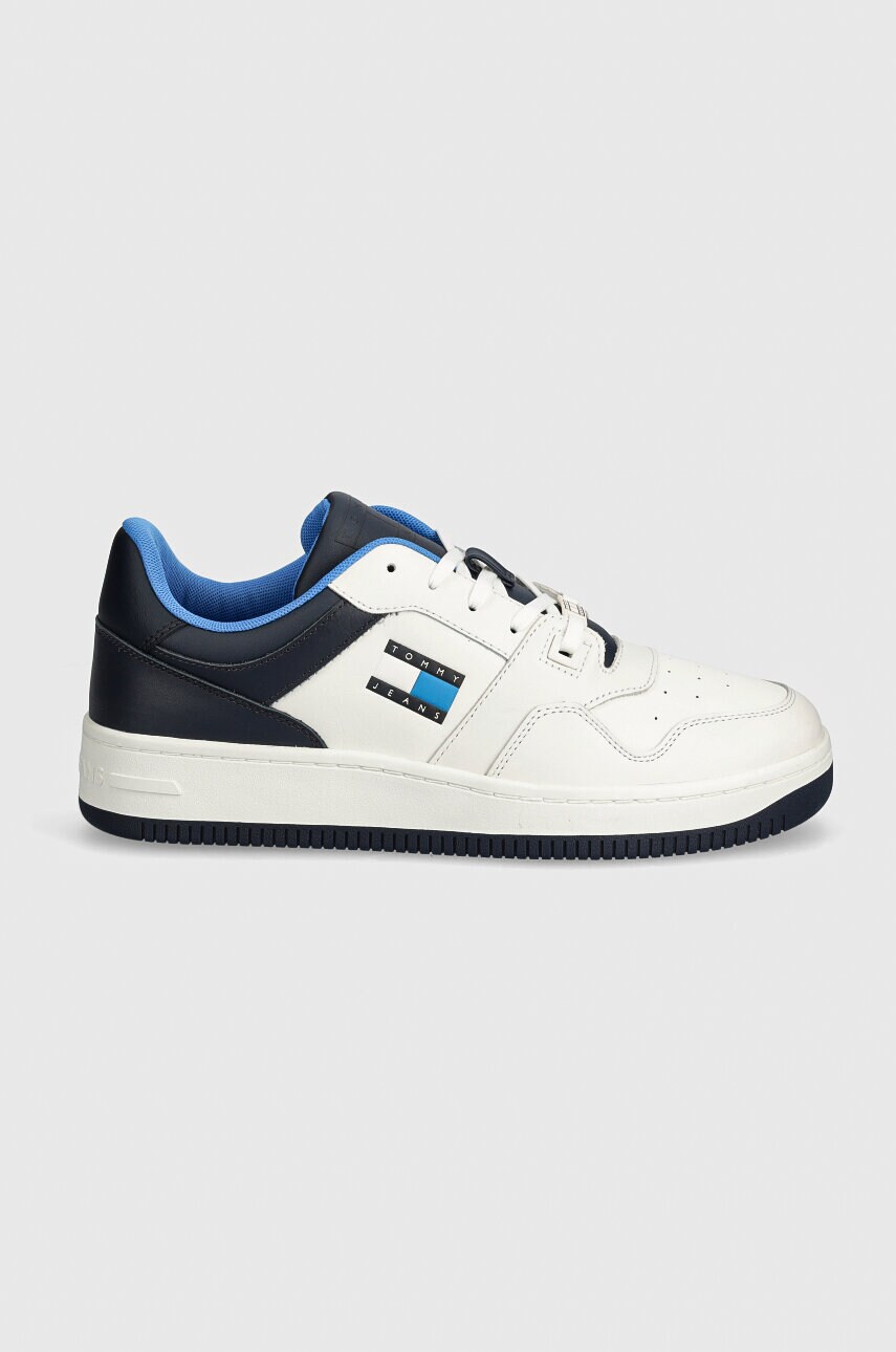 Кросівки Tommy Jeans TJM BASKET LEATHER колір білий EM0EM01434