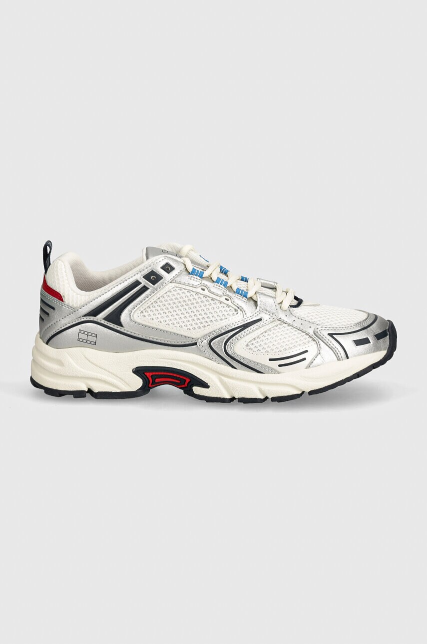 Кросівки Tommy Jeans TJM ARCHIVE RETRO RUNNER колір срібний EM0EM01486