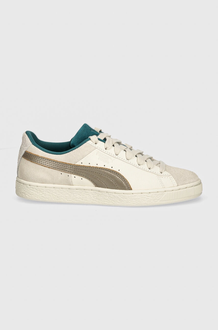 Замшеві кросівки Puma Suede Play Paris колір сірий 398190