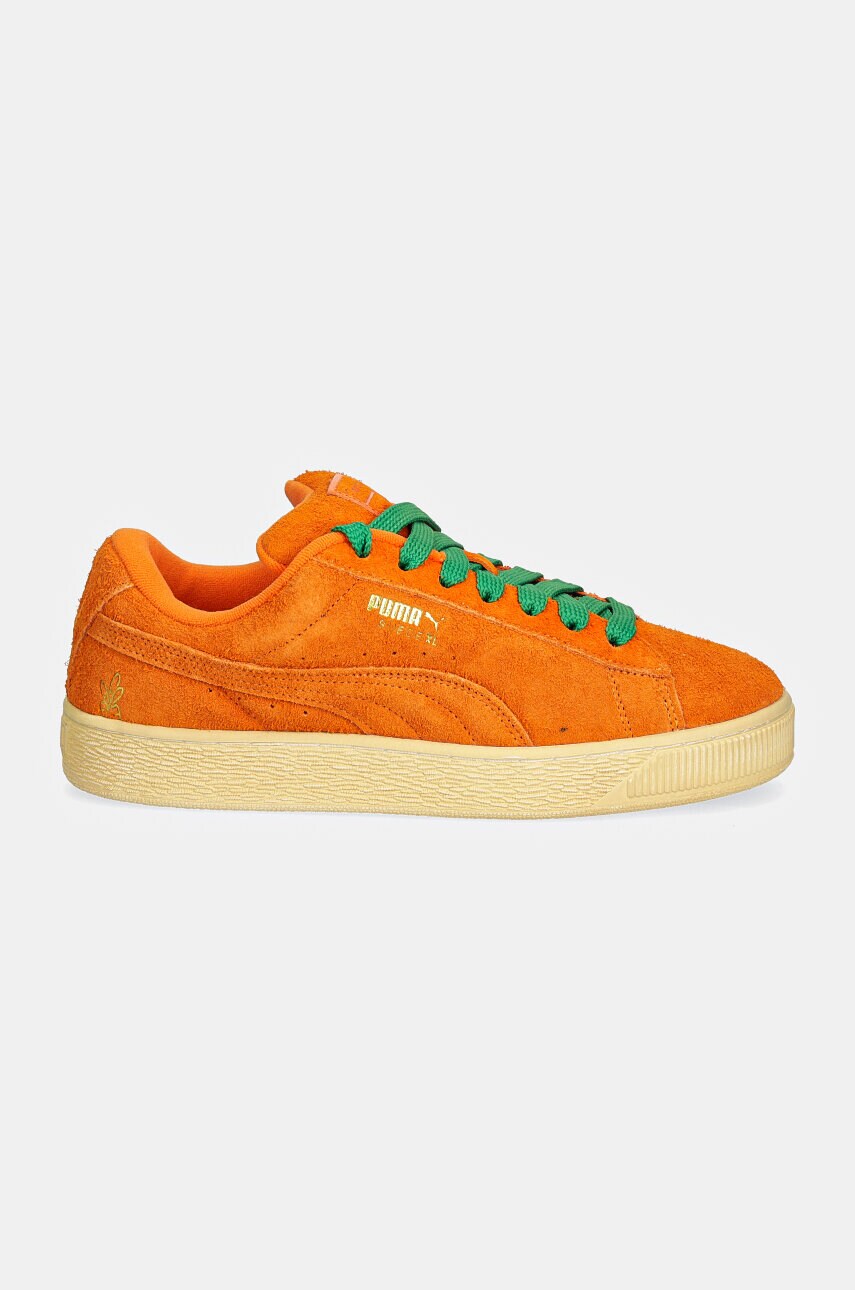 Замшеві кросівки Puma Suede XL CARROTS колір помаранчевий 398800