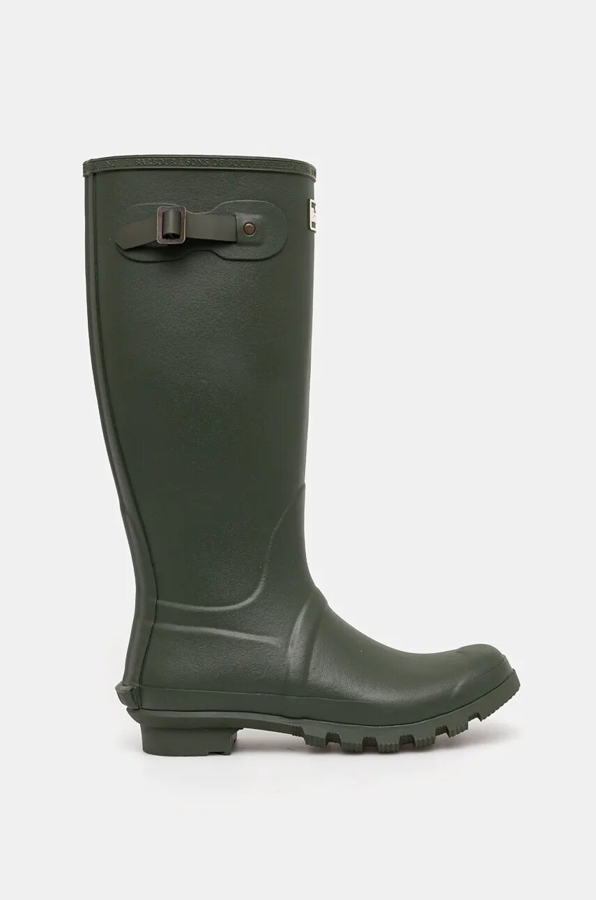 Гумові чоботи Barbour Bede чоловічі колір зелений MRF0010OL51