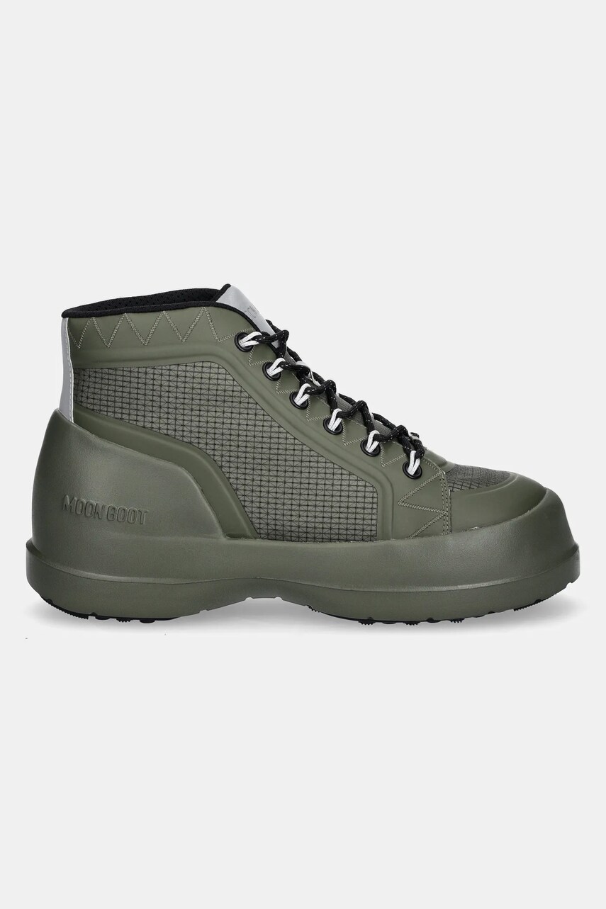 Черевики Moon Boot MB LUNA TREK MID NYLON чоловічі колір зелений 80D2480080 M006