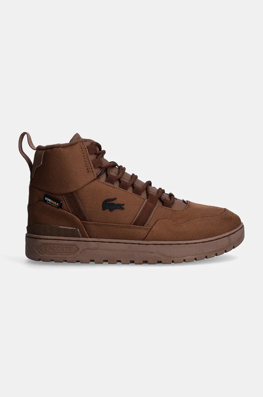 Кросівки Lacoste T-Clip Winter Mid колір коричневий 48SMA0040