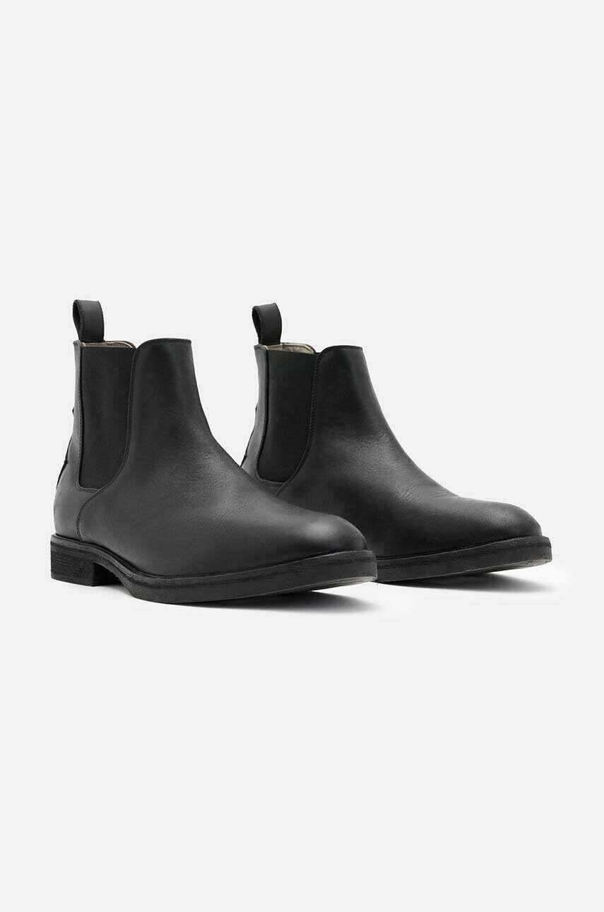 Шкіряні черевики AllSaints Creed Boot чоловічі колір чорний M040FB