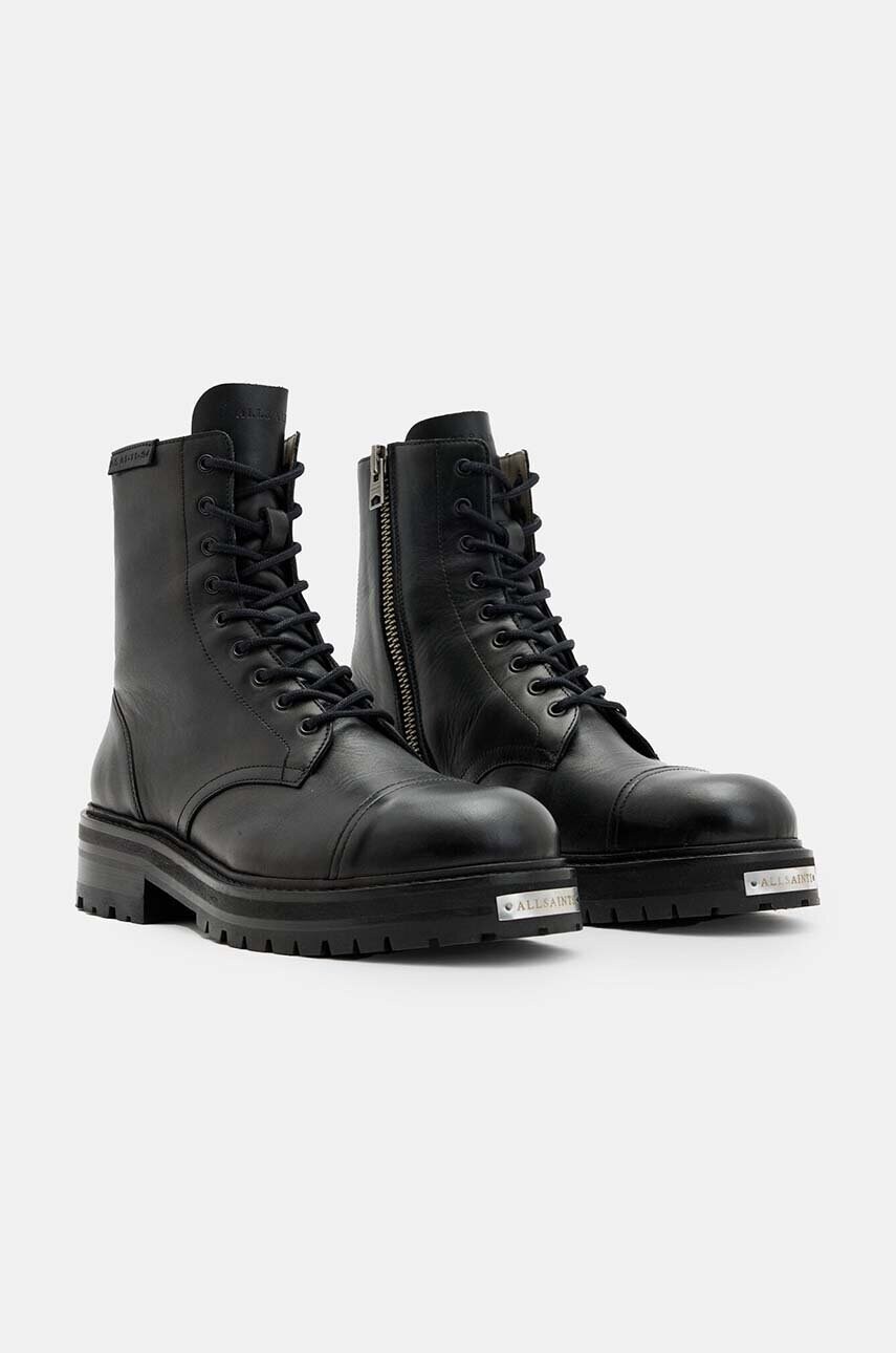 Шкіряні черевики AllSaints Hank Boot чоловічі колір чорний M004FB