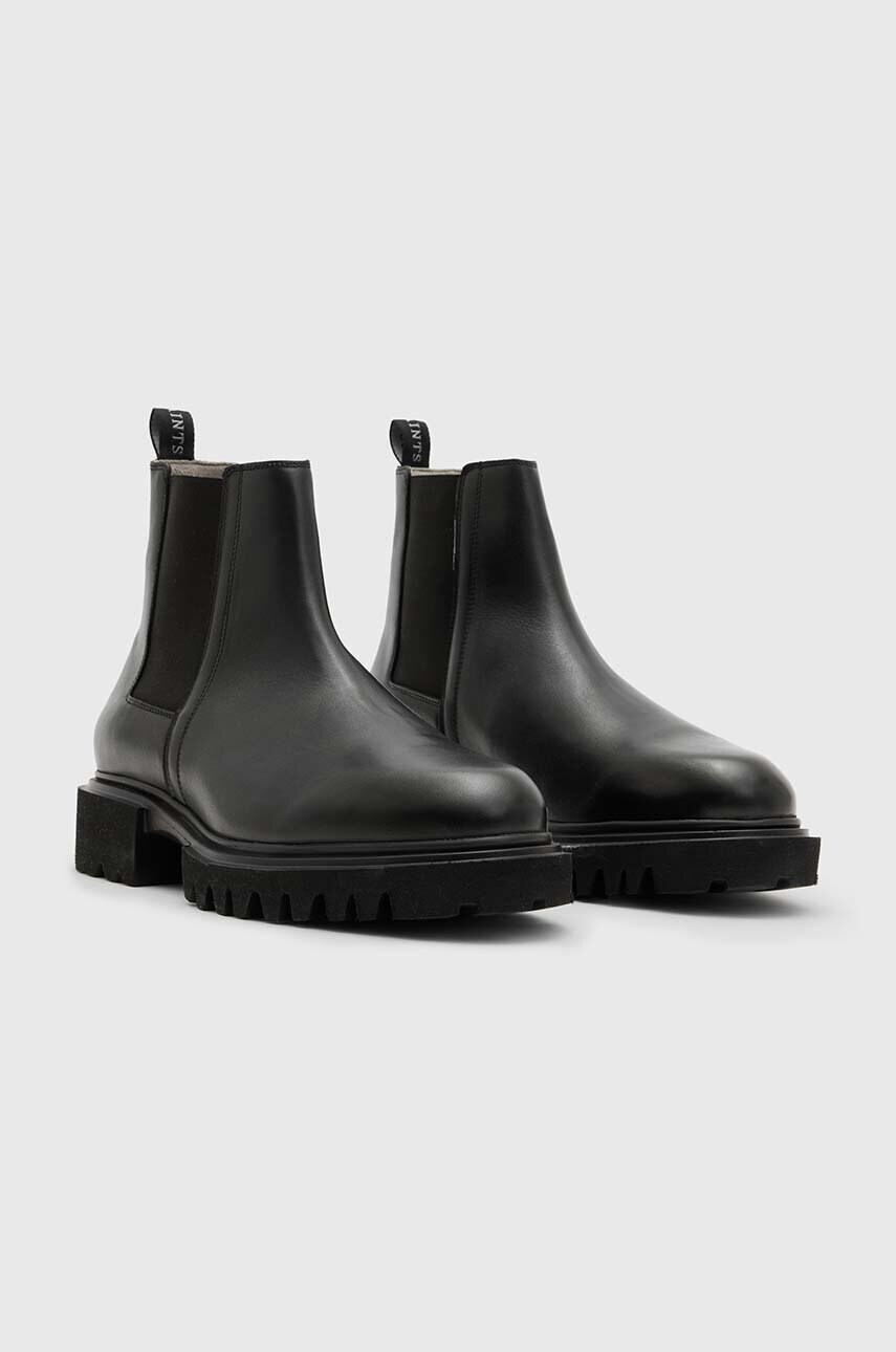 Шкіряні черевики AllSaints VINCE BOOT чоловічі колір чорний M050FB