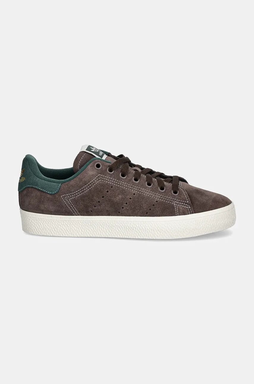 Замшеві кросівки adidas Originals Stan Smith CS колір коричневий ID1348