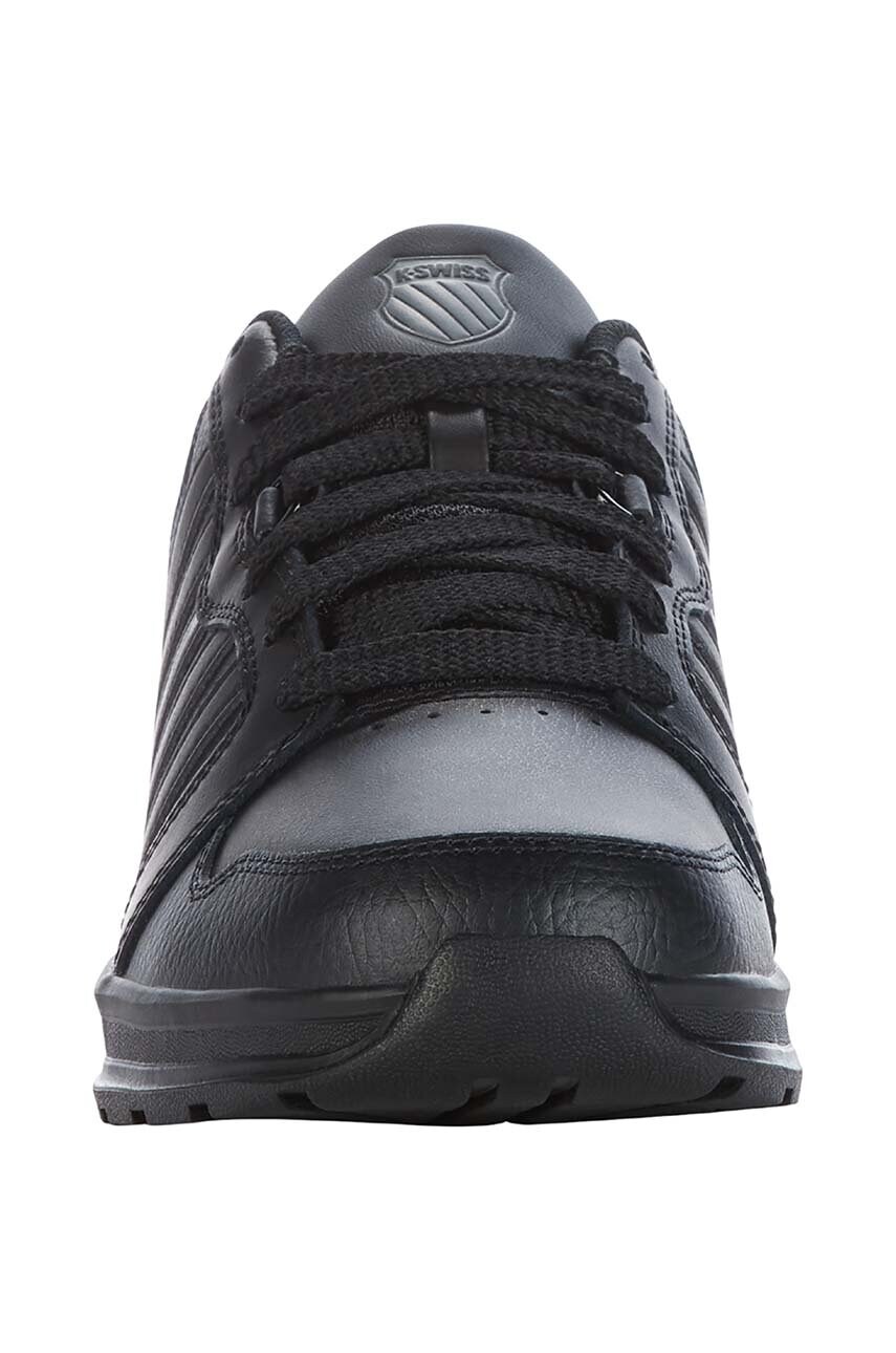Шкіряні кросівки K-Swiss RIVAL TRAINER колір чорний 09078.029.M