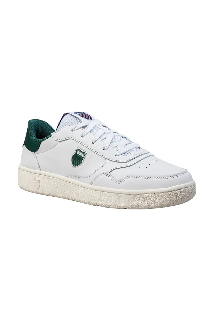 Шкіряні кросівки K-Swiss SLAMMSHIELD II колір білий 04312.193.M