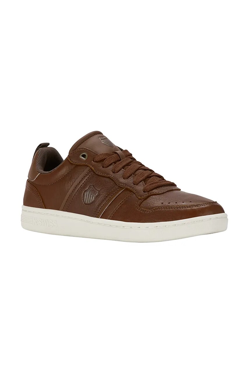 Шкіряні кросівки K-Swiss LOZAN MATCH LUX колір коричневий 04308.202.M