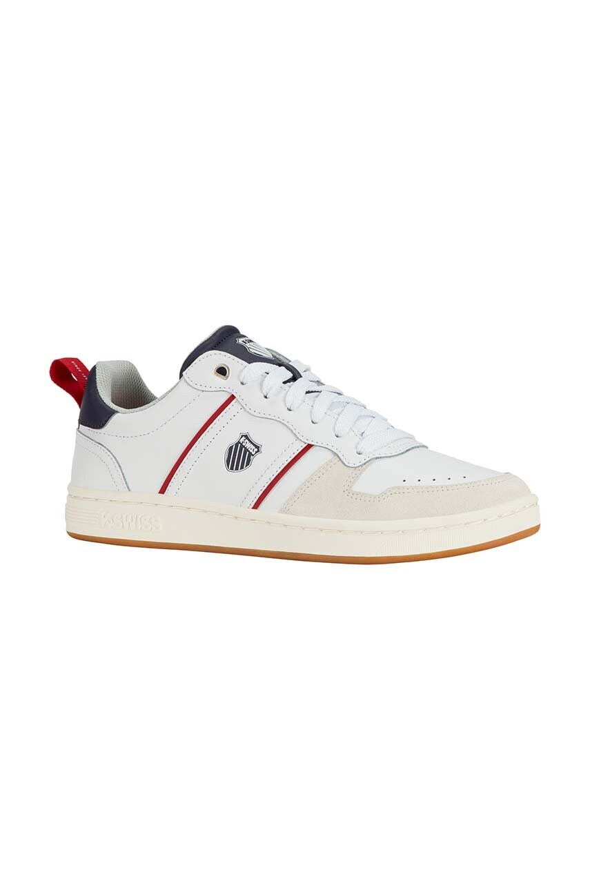 Шкіряні кросівки K-Swiss LOZAN MATCH LTH колір білий 08903.110.M