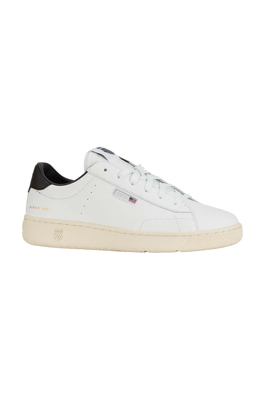 Шкіряні кросівки K-Swiss SLAMMKLUB CC колір білий 08911.198.M