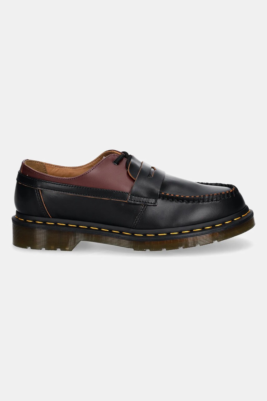 Шкіряні туфлі MM6 Maison Margiela MM6 Maison Margiela x Dr. Martens чоловічі колір бордовий SH3WR0005.P8031