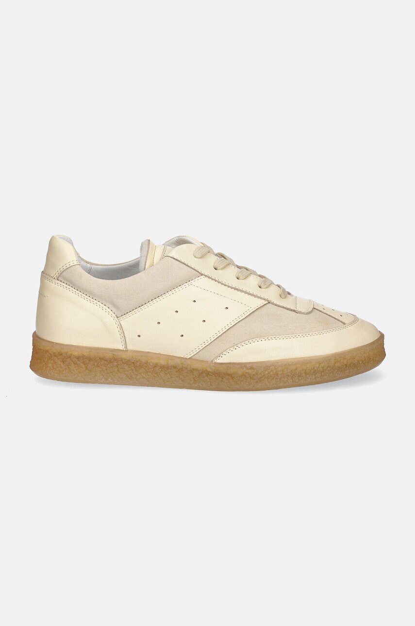 Кросівки MM6 Maison Margiela колір бежевий SH1WS0003.P7984