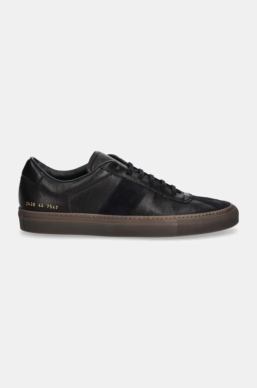 Шкіряні кросівки Common Projects Tennis Trainer колір чорний 2438