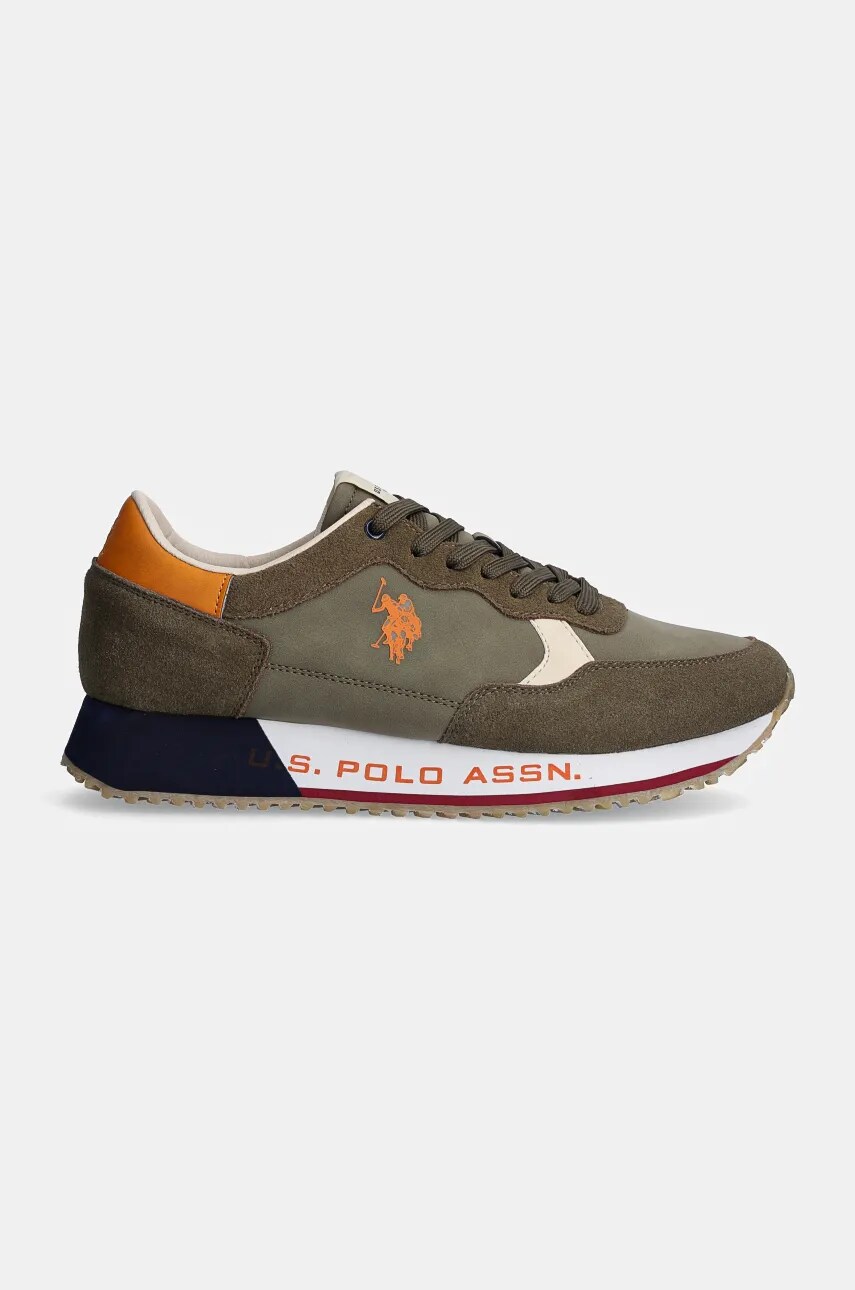 Кросівки U.S. Polo Assn. CLEEF колір зелений CLEEF006M/DUS1