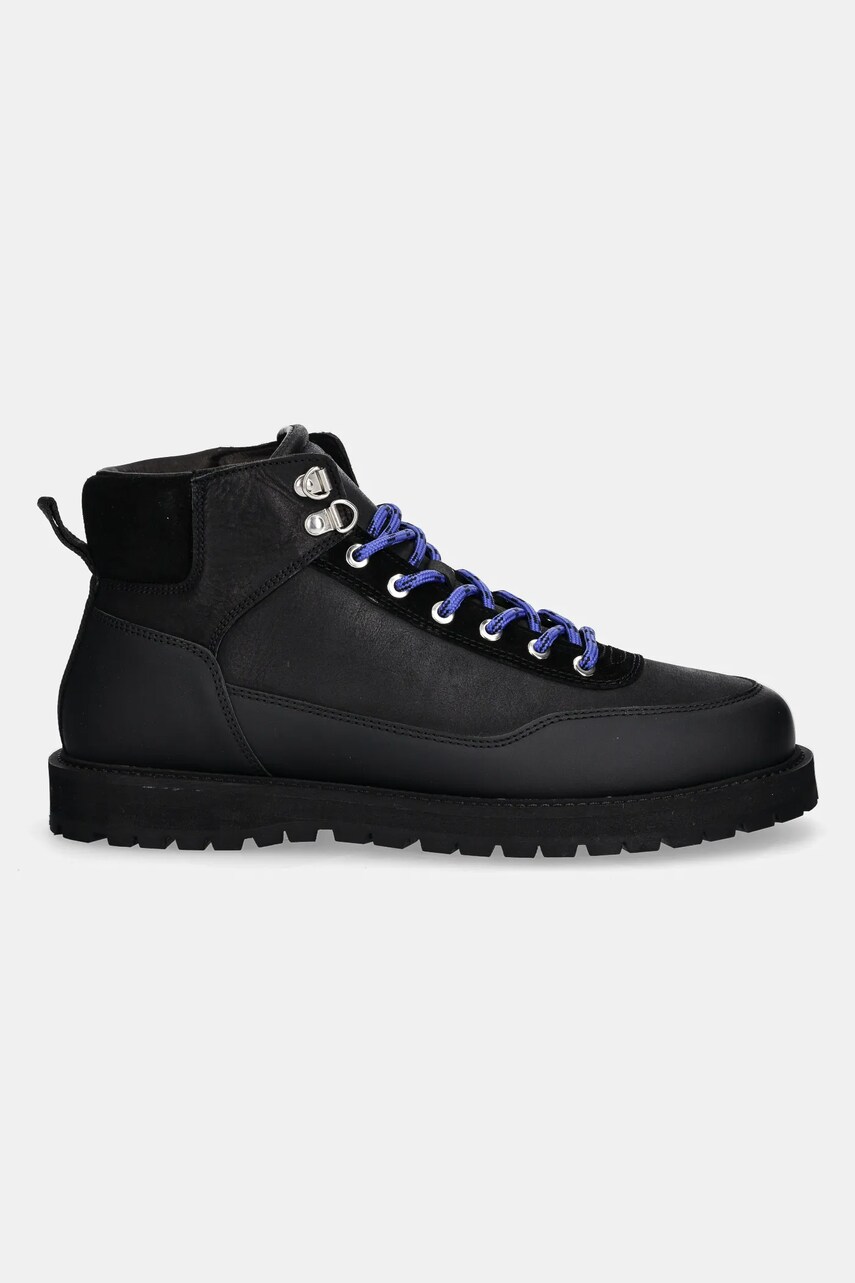Черевики з нубуку GARMENT PROJECT Olaf Lace-Up Boot колір чорний GPF2607