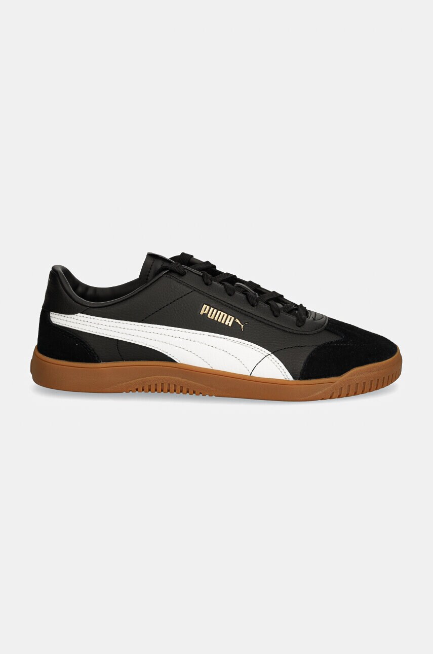 Шкіряні кросівки Puma Puma Club 5v5 SD колір чорний 395104