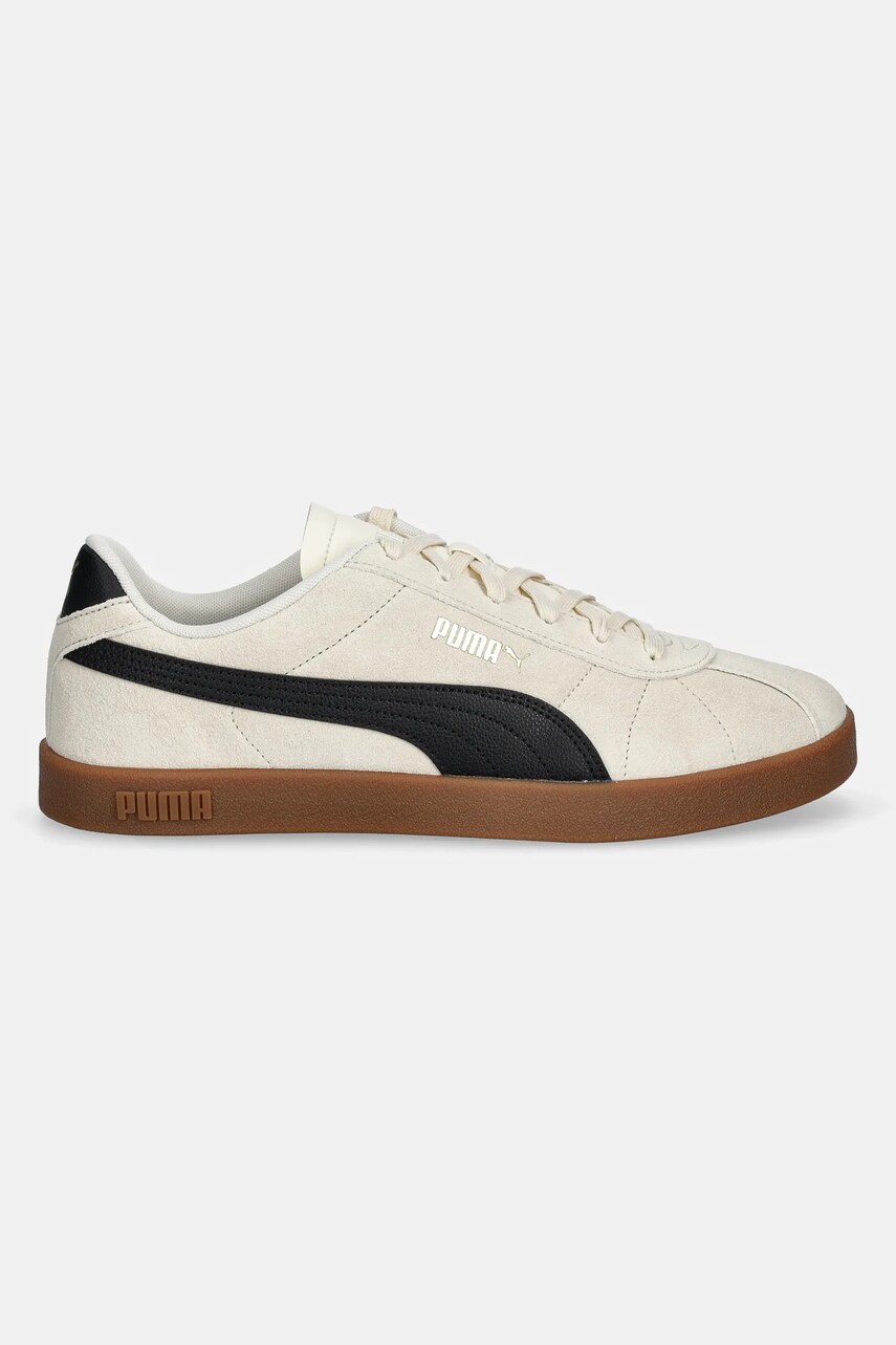 Замшеві кросівки Puma Puma Club II колір бежевий 397444