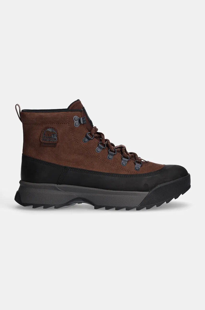 Шкіряні черевики Sorel SCOUT 87 PRO BOOT PLUS W чоловічі колір коричневий 2084861256