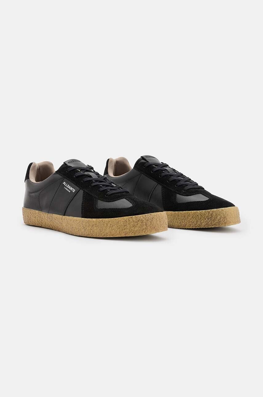 Шкіряні кросівки AllSaints Jaimee Low Top колір чорний M052FB