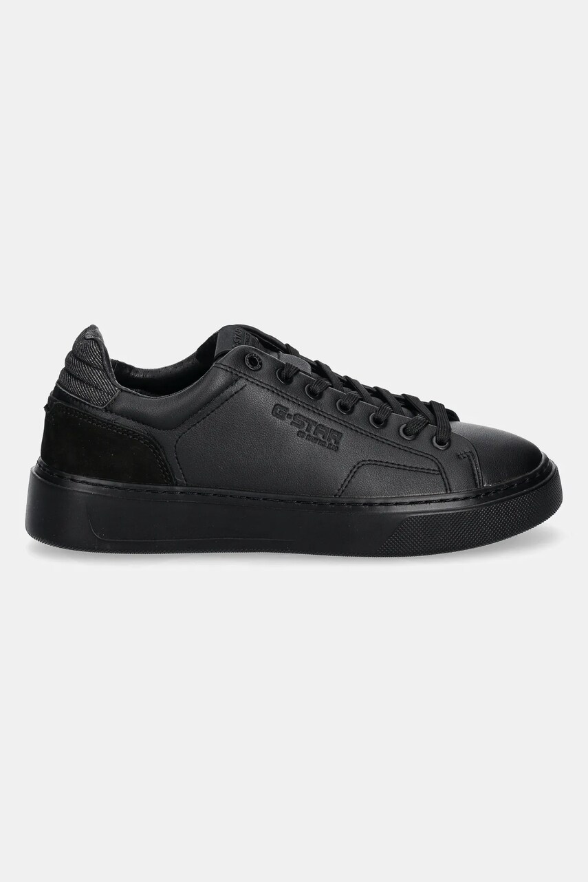 Шкіряні кросівки G-Star Raw Rovic колір чорний GR238071AM