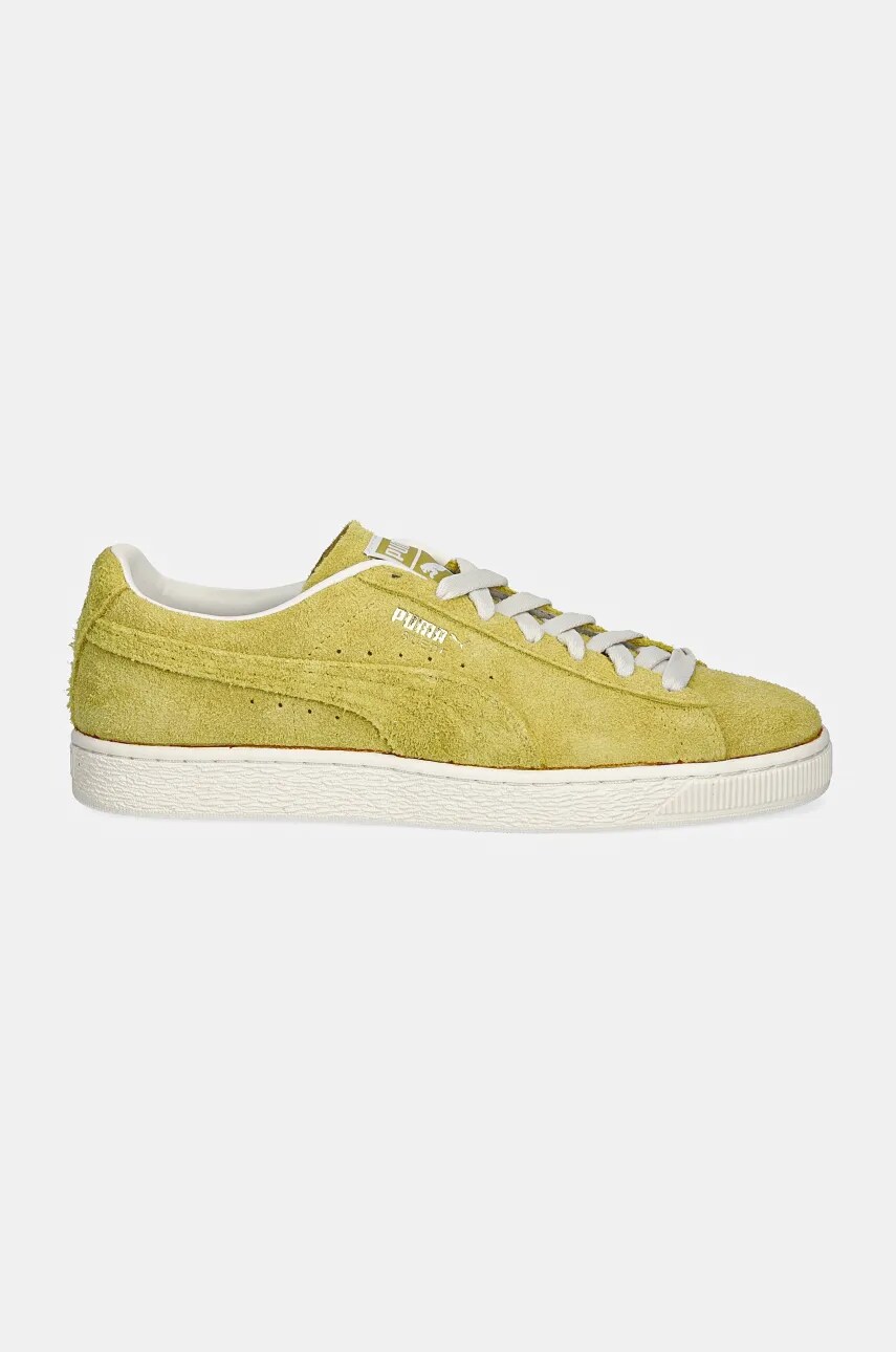 Замшеві кросівки Puma Suede The NeverWorn IV колір зелений 398945