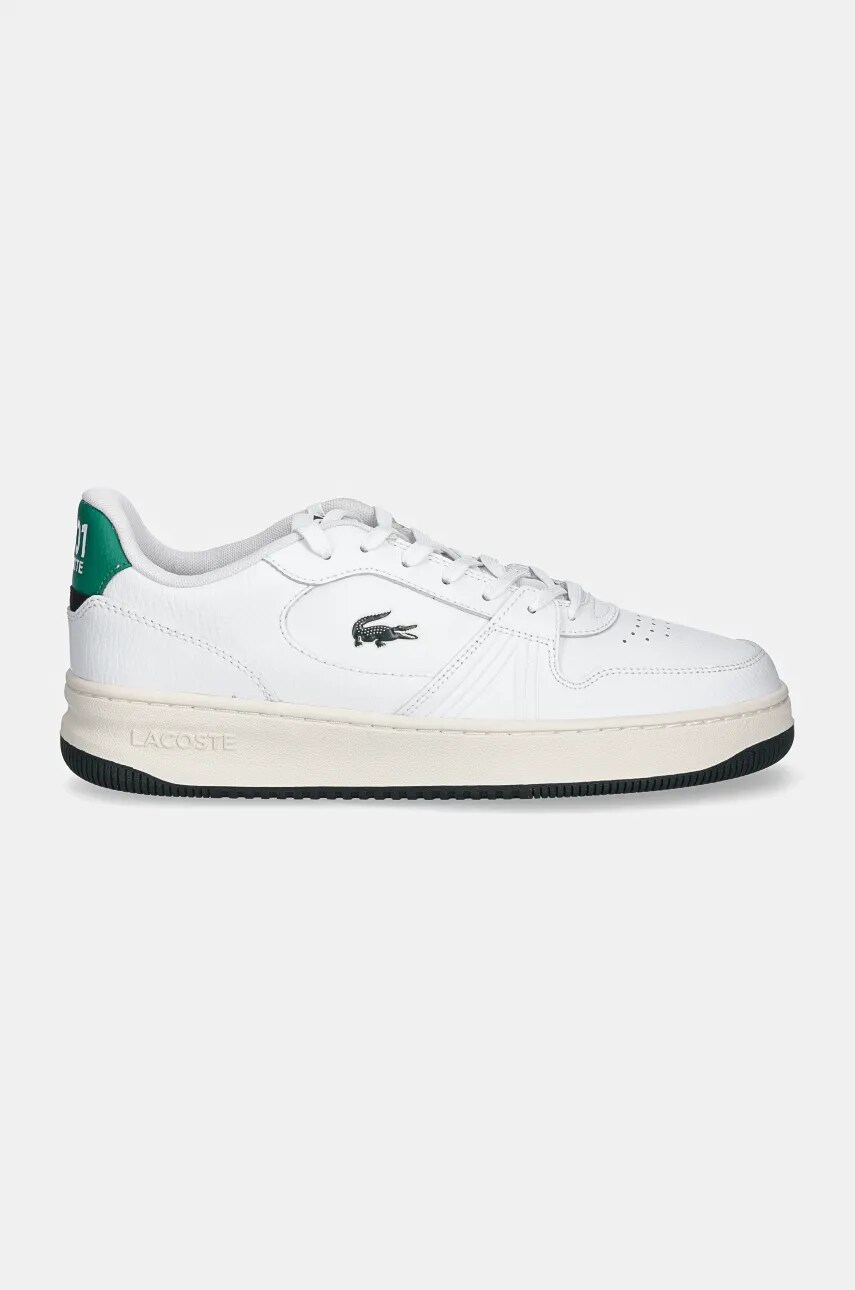Шкіряні кросівки Lacoste L001 MID LEATHER колір білий 48SMA0021