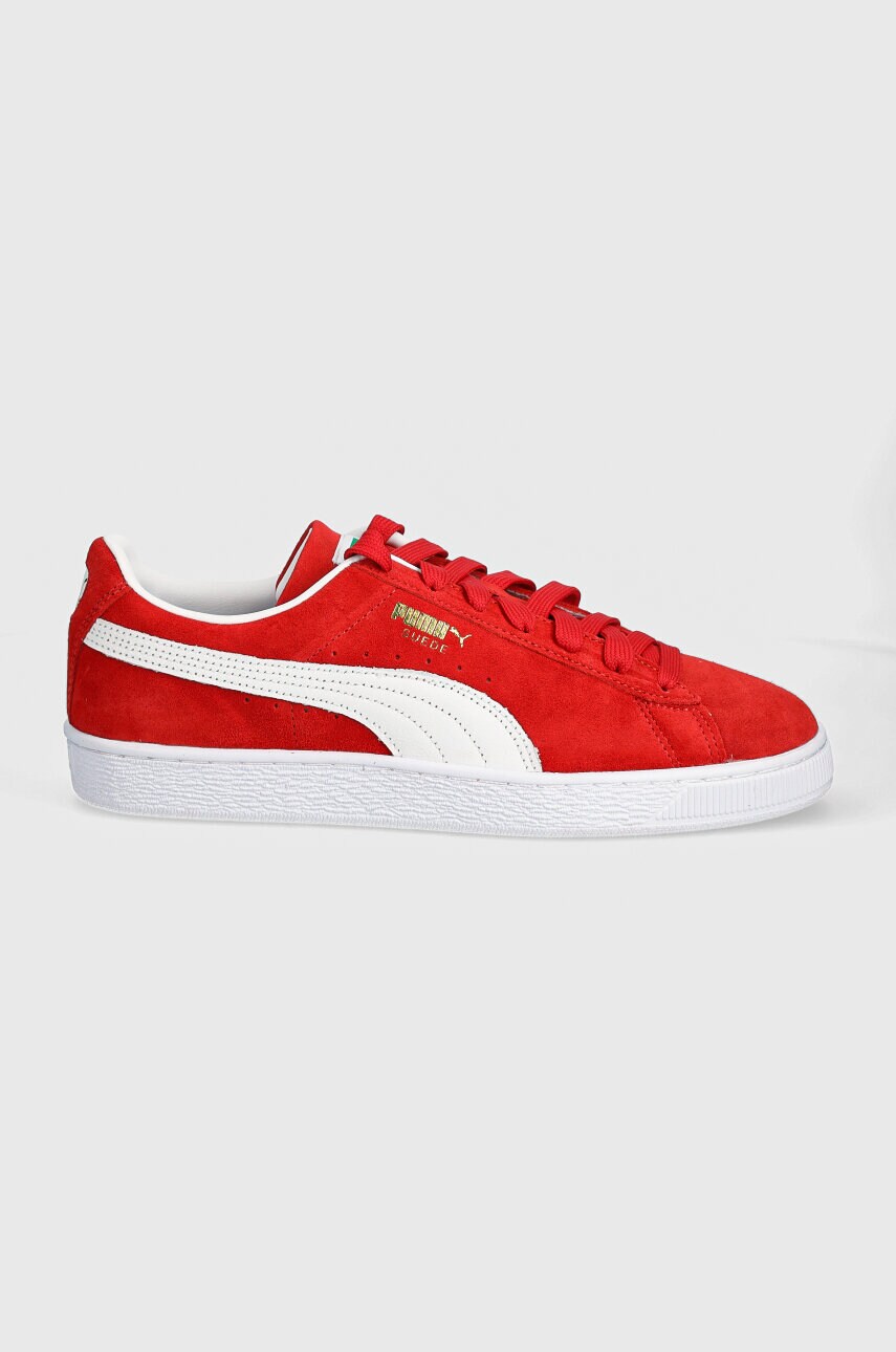 Замшеві кросівки Puma Suede Classic колір червоний 399781