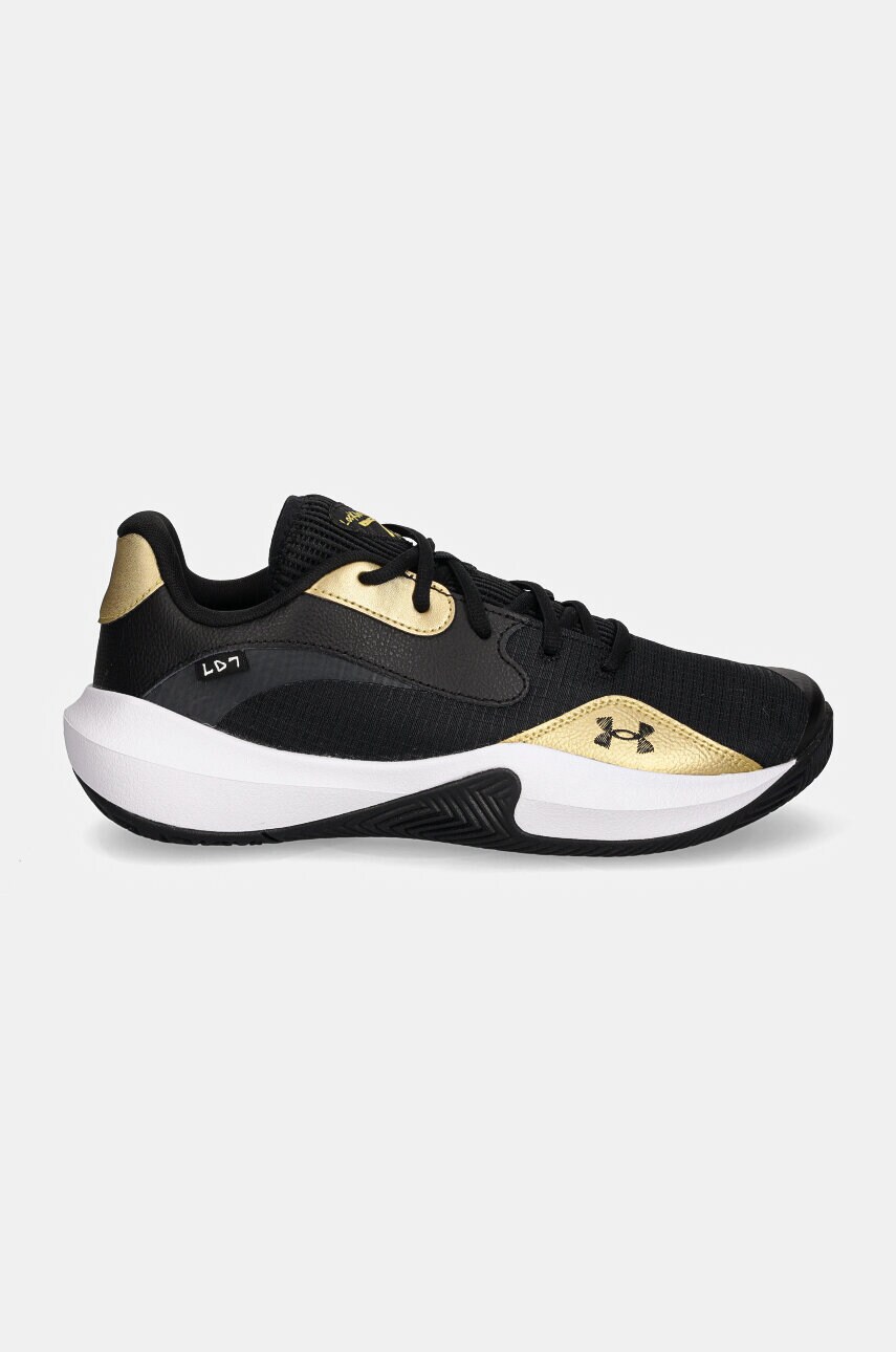 Взуття для баскетболу Under Armour Lockdown 7 Low колір чорний 3027646
