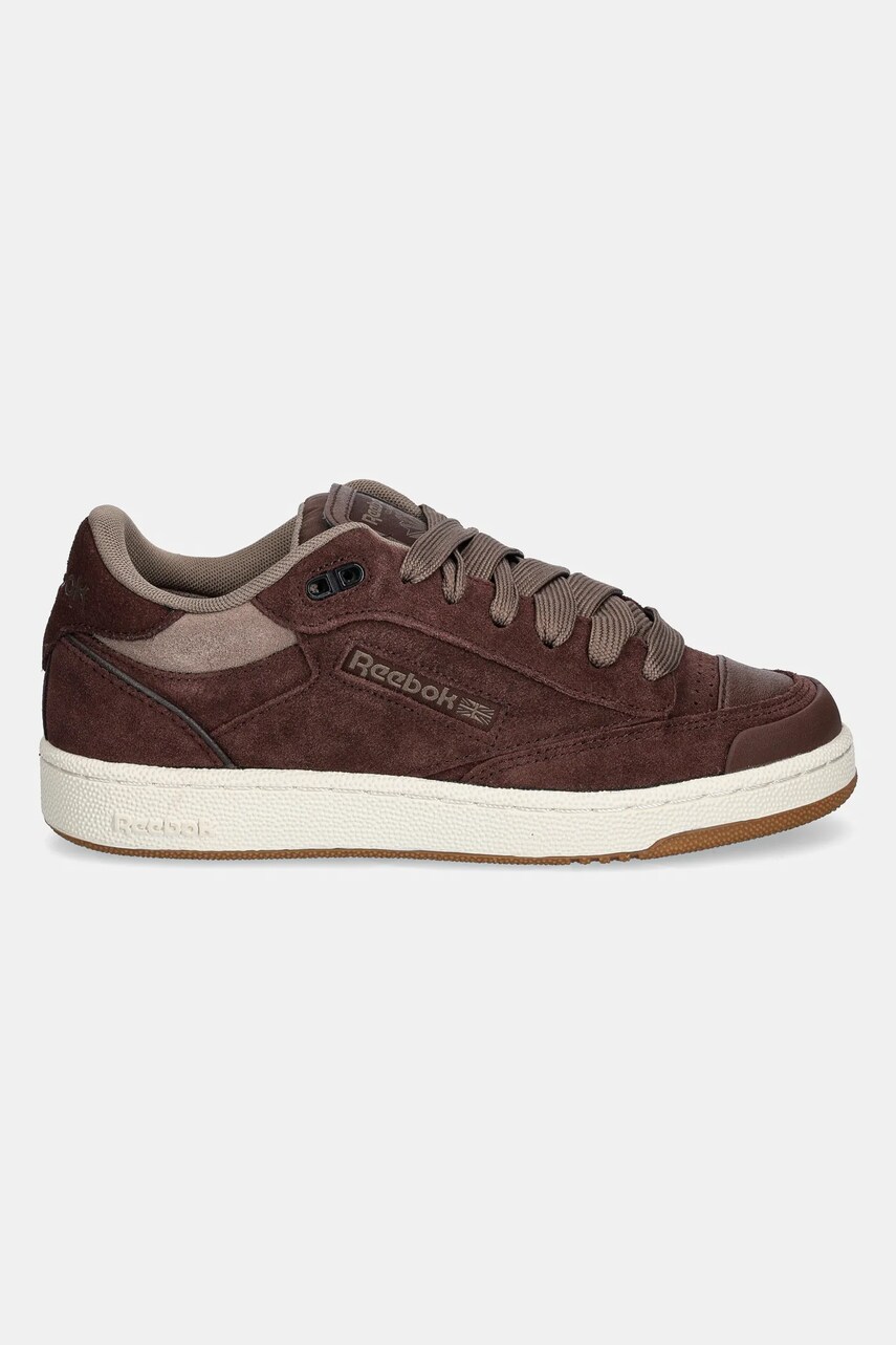 Замшеві кросівки Reebok Classic Club C Bulc колір коричневий 100211204