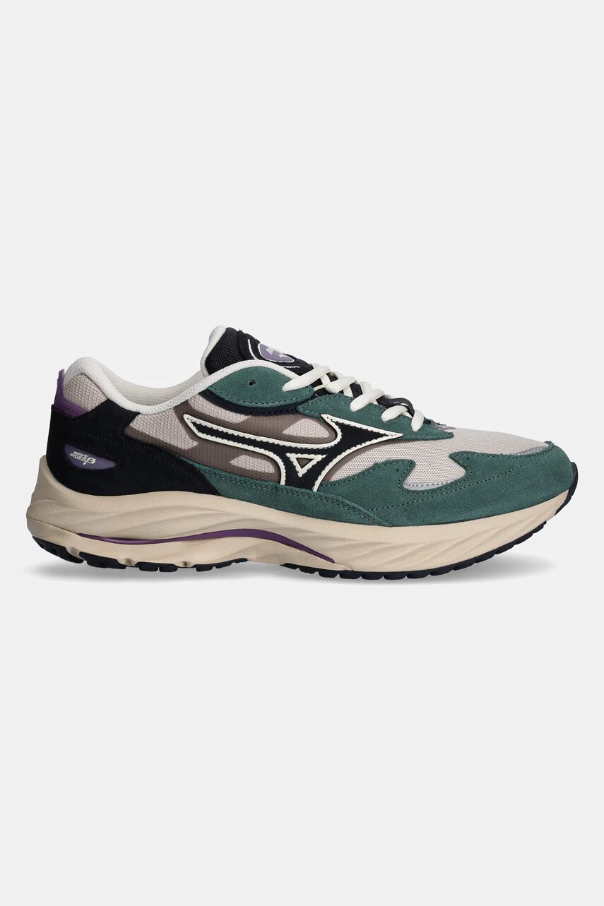 Кросівки Mizuno WAVE RIDER колір зелений D1GA3309