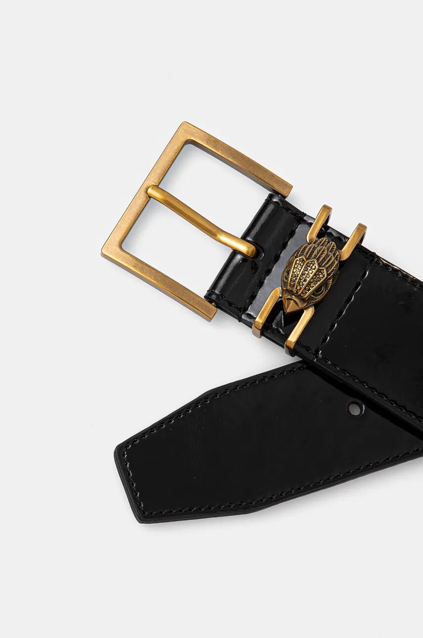 Шкіряний ремінь Kurt Geiger London SHOREDITCH 40 BELT жіночий колір чорний 9694300309