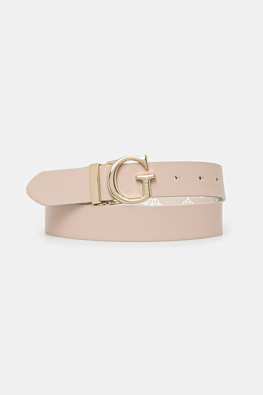 Ремінь Guess EVELUNE жіночий колір бежевий BW9171 P4430