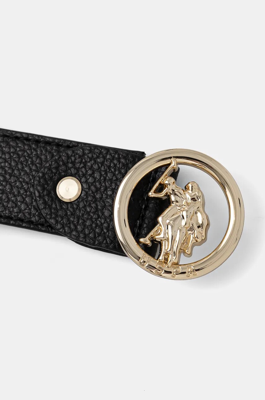 Ремінь U.S. Polo Assn. Townie жіночий колір чорний AIUT62336WVP