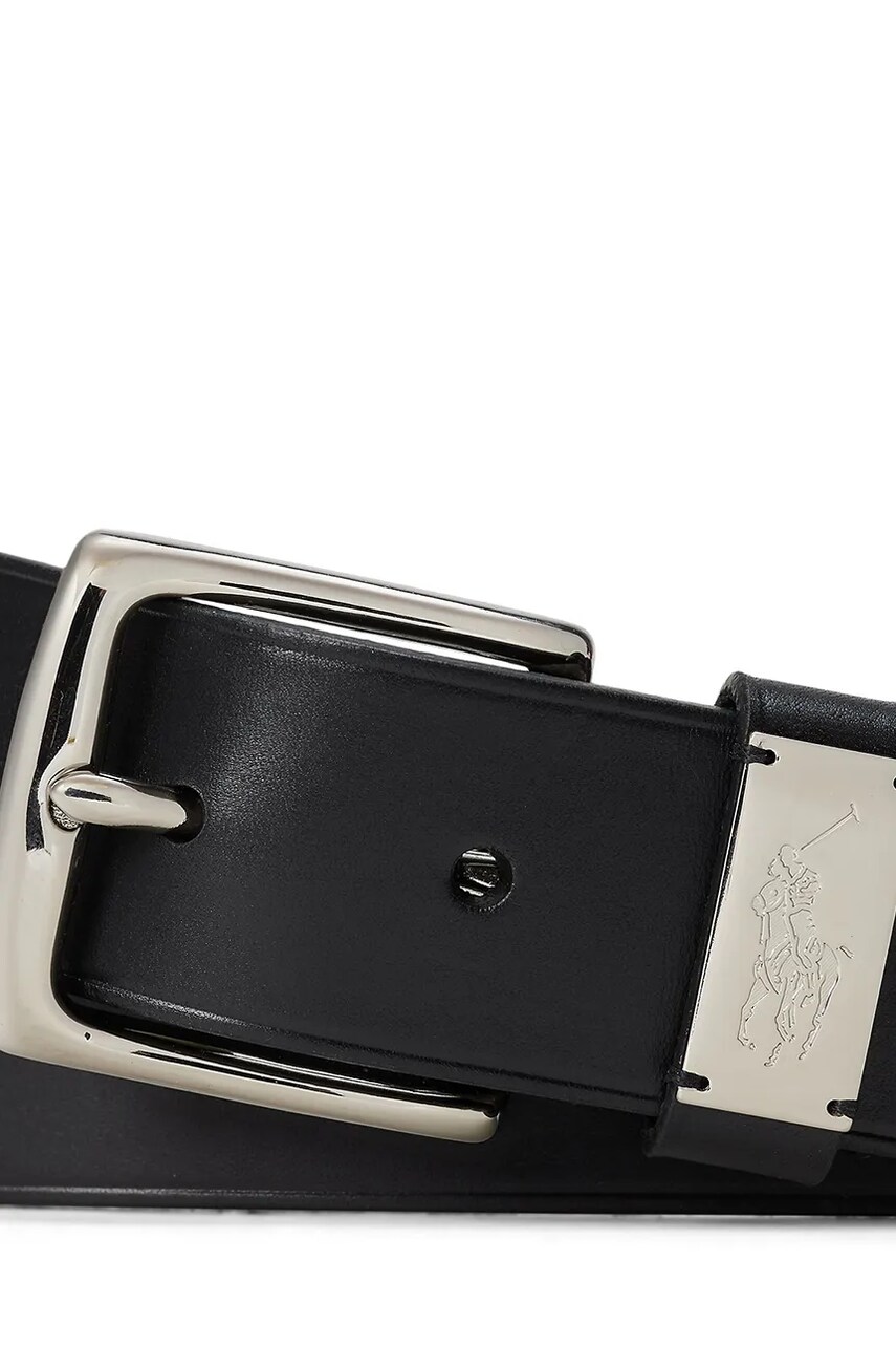 Шкіряний ремінь Polo Ralph Lauren чоловічий колір коричневий 405931712