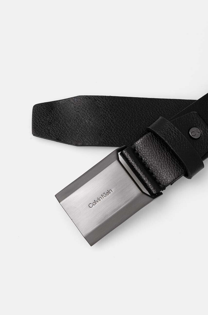 Шкіряний ремінь Calvin Klein чоловічий колір чорний K50K512317